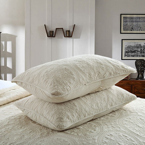 Solid Embroidery Geometric Reversible Queen <strong>King</strong> <strong>Size</strong> 3 Pieces 100% Cotton Quilted <strong>Bed</strong> <strong>Spread</strong> - Product Image 5
