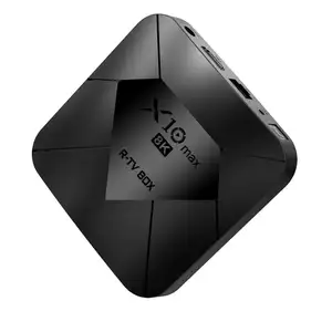 2020 cheapest dual wifi android tv box S905X3 X10 MAX 4gb 32gb android 9.0 TV set top box X10MAX