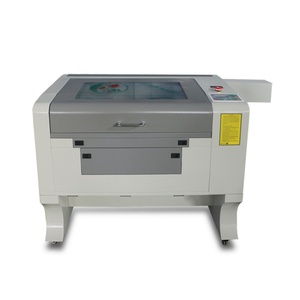 Machine de gravure/découpe laser CO2 100W 4060 pour tissu, cuir, acrylique, bois, papier, MDF, cristal - prend en charge les formats graphiques LAS, DST, DXF - Product Image 1