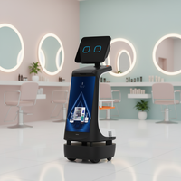 Робот-гуманоид Janz RRC1 Smart: голосовое взаимодействие, управление через приложение, автоматическая зарядка, экран 18,5 дюймов, 8 часов работы, LDS SLAM+VSLAM
