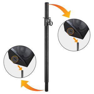 DBK SP14 Column Speaker Coupler Metal Column Connector Pa Audio Accessory for <strong>Line</strong> <strong>Array</strong> <strong>Setup</strong> - Product Image 4