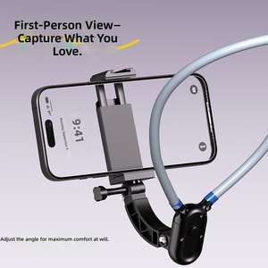 Support de téléphone portable flexible à suspendre au cou, rotation créative à 360°, support paresseux pour téléphone portable - Product Image 1