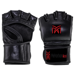 Guantes de práctica MMA para adultos Material de cuero cómodo - Product Image 1