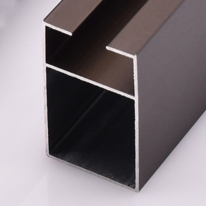 Nhà máy ban đầu của nhà sản xuất Anodized gỗ hạt nhôm đùn hồ sơ sơn tĩnh điện cho cửa sổ và cửa ra vào - Product Image 6