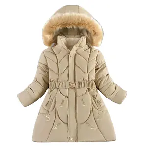 Wholesale Latest Designs Fashion Winter Keep Warm Girls Down Jacket Teenage Thick Cold-proof Hooded Windproof Coat