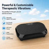 LCD-Display Umweltfreundliche Fitness-Vibrationsplatte für den Heimgebrauch OEM Intelligente Ganzkörper-Vibrationsplatte zum Abnehmen