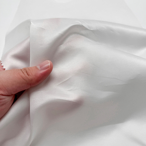 GCW-DZ6000 100% <span class=keywords><strong>polyester</strong></span> <span class=keywords><strong>Off</strong></span> Trắng Bridal satin lót vải cho váy cưới và buổi tối gown - Product Image 4