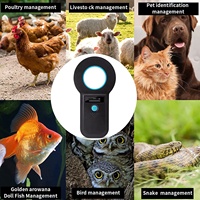 134,2 kHz Fdx-b Pet Microchip Scanner Handheld Animal Microchip Reader para mascotas