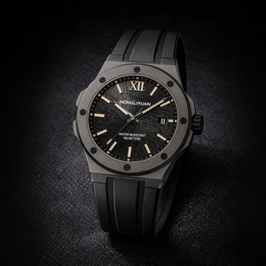 高級カスタムスポーツクォーツ腕時計 クロノグラフ シリコンストラップ 防水 夜光腕時計 ODM工場 - Product Image 1