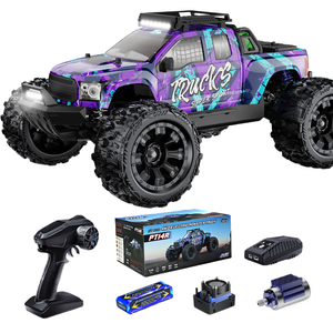 Coche de Derrape RC JIUSI PT14R 1/14 con Motor sin Escobillas 3S 3600KV, 80km/h de Alta Velocidad, Buggy 4WD de Carreras, Gran Potencia, Ensamblaje Remoto - Product Image 1