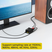 Digital-zu-Analog-Audio-Konverter, Optischer Toslink-Eingang zu RCA L/R Analog Stereo DAC-Adapter mit Kabelset