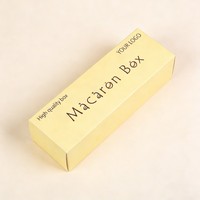 Boîte à macarons personnalisée en gros avec impression de logo, boîte pliable en papier pour biscuits et sushis avec séparateurs, boîte cadeau jetable pour aliments et desserts