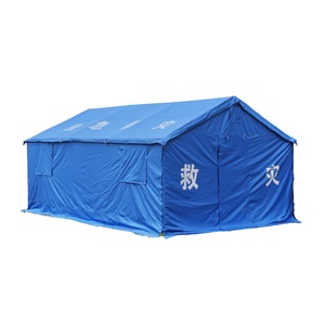 <span class=keywords><strong>Tente</strong></span> de secours civile imperméable pour l'extérieur, <span class=keywords><strong>tente</strong></span> de secours <span class=keywords><strong>d</strong></span>'urgence, tissu Oxford bleu, double couche, quatre saisons - Product Image 1