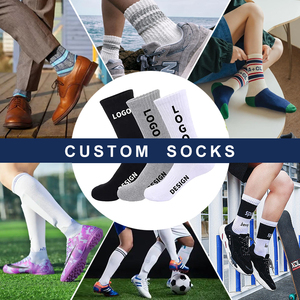 Nouvelles Chaussettes de <span class=keywords><strong>Sport</strong></span> en Coton Mi-Mollet Personnalisées pour Hommes et Femmes, Football, Soccer, 2024 - Product Image 2