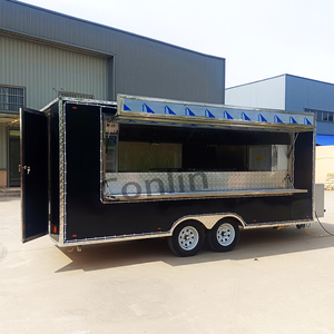 Camion de nourriture multifonction personnalisé équipement de cuisine restaurant pizza camion de nourriture ou <span class=keywords><strong>remorque</strong></span> chariot de salle à manger en acier inoxydable à vendre - Product Image 2