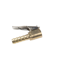 Gonfleur de pompe à air de voiture portable avec adaptateur à pince à tête rapide connecteur automatique en laiton et en cuivre pour gonfleurs de pneus