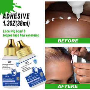 Colle à perruque invisible 38 ml, tenue de 4 à 6 semaines, marque privée, transparente, parfum fruité, meilleure colle pour dentelle, transparente, imperméable - Product Image 5