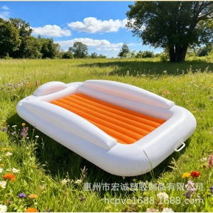 Cuna inflable portátil para bebé, Material de Pvc, 2,3 Kg, ligera, para uso en interiores y exteriores, cunas para niños, diseño minimalista - Product Image 2