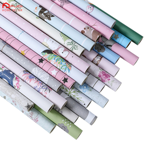 Carta da Parati Moderna FuDi 5118 con Cuori Rosa per Camera da Letto - Product Image 3