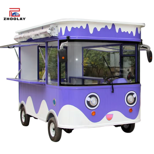 Pequeño coche comedor totalmente equipado casa personalizada Carro de comida callejera remolque de comida rápida - Product Image 5
