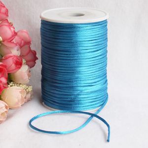 Cordón de Satén de Poliéster Colorido de Alta Calidad y al Mejor Precio, Cordón de Seda para Macramé y Bisutería - Product Image 3