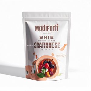 ถุงซิปล็อคแบบมีวาล์วพิมพ์ลายตามสั่ง ทรงสี่เหลี่ยม แบบมีก้นตั้ง สำหรับบรรจุภัณฑ์กาแฟและอาหาร - Product Image 4