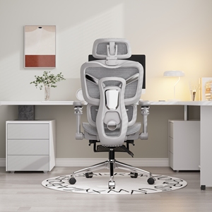Silla <span class=keywords><strong>de</strong></span> <span class=keywords><strong>Oficina</strong></span> Ergonómica, Económica, con Respaldo Alto, Giratoria, <span class=keywords><strong>de</strong></span> Malla, <span class=keywords><strong>para</strong></span> Computadora, Hogar y <span class=keywords><strong>Oficina</strong></span>, con <span class=keywords><strong>Ruedas</strong></span> y Soporte Lumbar - Product Image 4