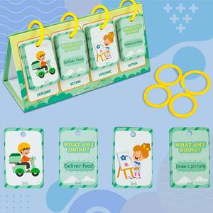 96 Tarjetas <span class=keywords><strong>de</strong></span> Cognición para Juego <span class=keywords><strong>de</strong></span> Asociación y Entrenamiento <span class=keywords><strong>de</strong></span> la Imaginación, Educación Temprana, Aprendizaje y Descripción <span class=keywords><strong>de</strong></span> Acciones - Product Image 5