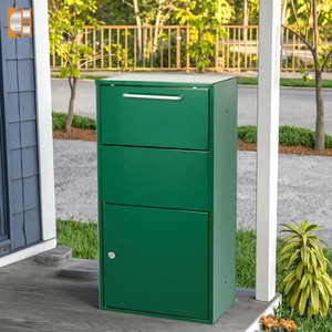 도매 대형 야외 스틸 소포 배달 상자 야외 가정 및 기업 배달을위한 방수 패키지 소포 상자 - Product Image 1