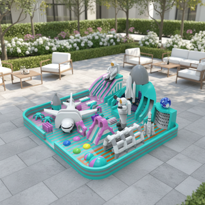 Nuevo Tobogán Temático para Interiores y Exteriores, Castillo Inflable, Equipo de Juego para Padres e Hijos, Parque Infantil Portátil de PVC - Product Image 1