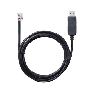 من المصنع مباشرة USB كابل وحدة تحكم مسطح TTL RJ12 6P6C مع رقاقة FTDI عازلة من كلوريد البولي فينيل من المصنع - Product Image 1