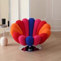 Fauteuil pivotant de luxe pour salon, canapé paresseux, fauteuil inclinable pour chambre, appartement, balcon