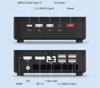 Mini PC Lenovo BaiYing NUC OpenClaw, AMD Ryzen R5 7430U 6C/12T, 16GB DDR4, 512GB SSD, Computadora de Escritorio para Oficina en Casa y Estudio