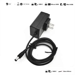 Cks 12 וואט מאמץ אבקה מתאם 121a מתאם <span class=keywords><strong>ac100</strong></span> <span class=keywords><strong>240v</strong></span> כדי 9v 1.2a 5v. 5v 6v 15v. מתאם חשמל איתנו תקע תופים - Product Image 5