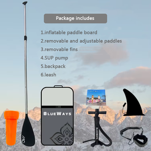 Tavola da Paddle Gonfiabile Marrone con Motivo a Serpente, SUP All-Round per Lago, Oceano e Tutti i Livelli di Abilità - Product Image 6