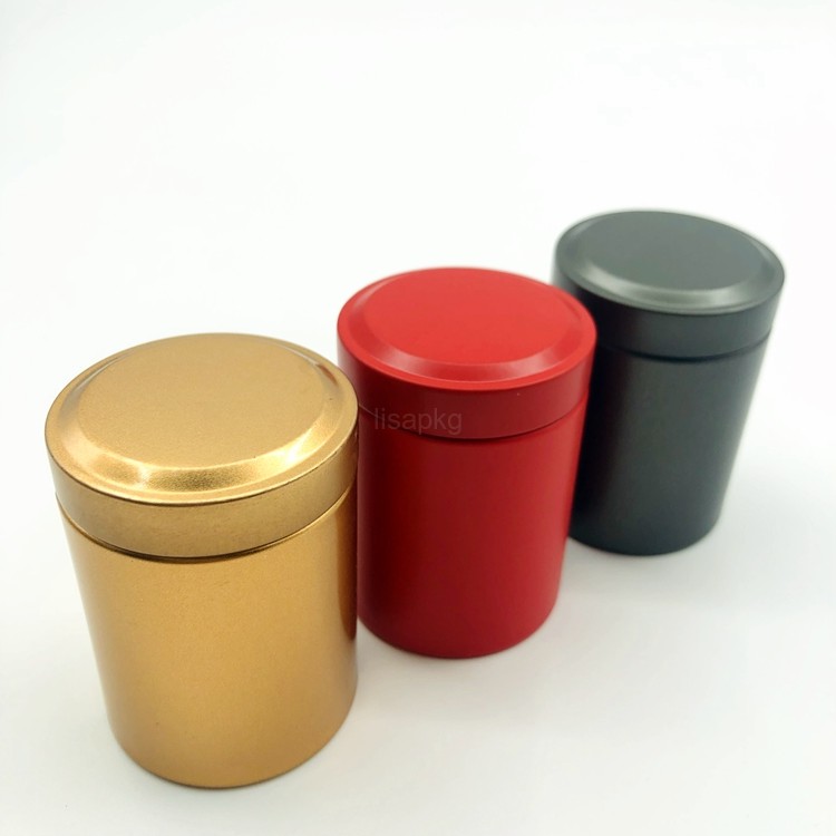 Жестяная коробка для чая круглой формы с логотипом на заказ