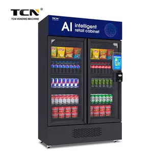 TCN Visuelle Technologie intelligenter Kühlschrankverkauf mit Abholmaschine Kühler