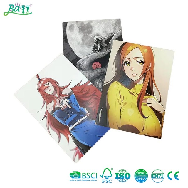 Factory Printing Unique Fans Unleash Imagination Personalized Big Size Merchandise Collectibles Custom Anime Cards Game