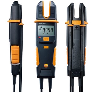 เครื่องวัดกระแส/แรงดันไฟฟ้า Testo 755-2 - 0590 7552 รุ่นใหม่ 200A AC 1000V พร้อมฟังก์ชั่นทดสอบความต่อเนื่องและการหมุนเฟส - Product Image 4