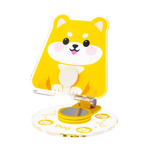 Cute Cartoon Acrylic Phone Stand Rotating Adjustable Desktop Holder For Tablet And Mobile Phone - Product Image 3