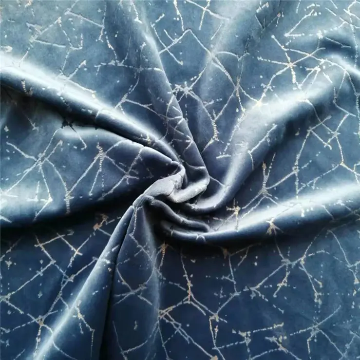 Gestrickte kunden spezifische Designs Home Textlie bron ziertes Polyester gewebe für Sofa produkte