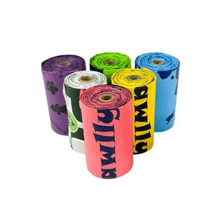 Custom Eco-Friendly <b>Compostable</b> Biodegradable Pet Waste Clean up Bag Plastic Dog Poop Pooper Pooch Potty Pouch - Product Image 4