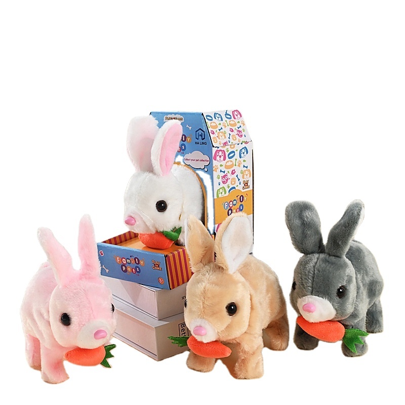 Wholesale Walking Carrot Rabbit Stuffed Plush