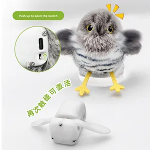 Giocattolo Elettrico Interattivo Moderno per Gatti con Simulazione di Movimento, Cinguettio e Ali Svolazzanti per Gatti da Interno - Product Image 2