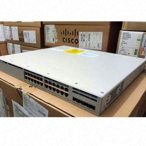 Commutateur réseau géré empilable Gigabit PoE 24 ports de marque Cisco Catalyst C9300L-24P-4G-E, tout neuf - Product Image 2