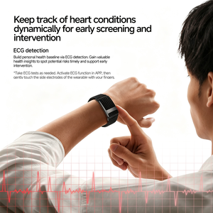 Bracelet intelligent sans écran TK35 Pro, moniteur de fréquence cardiaque, étanche IP68, tracker de fitness - Product Image 5