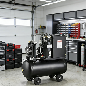 फैक्टरी थोक मूल्य 4kw 140l मूक स्क्रू एयर कंप्रेसर न्यूमेटिक टूल उपयोग के लिए कम शोर उच्च दबाव - Product Image 1
