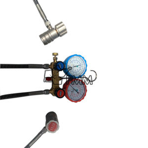 Juego de Manómetros R744, Herramienta de Diagnóstico de Manómetro, Refrigerante de <span class=keywords><strong>Aire</strong></span> <span class=keywords><strong>Acondicionado</strong></span>, <span class=keywords><strong>Gas</strong></span> Refrigerante, Compatible con Mercedes Maybach y Otros Autos - Product Image 5