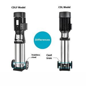 Pompe centrifuge verticale multi-étages en acier inoxydable, haute pression, à pression constante, à débit variable - Product Image 3