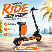 Trottinette Électrique Adulte Pliable en Alliage d'Aluminium, Moteur Brushless, Étanche, 48V 500W, 40KM/H, Charge Maximale 120KG, pour Vente en Gros Mondiale